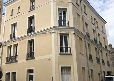 Rénovation complète d’une façade d’immeuble