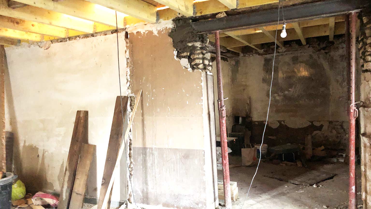 Réhabilitation maison Mérobert - Travaux